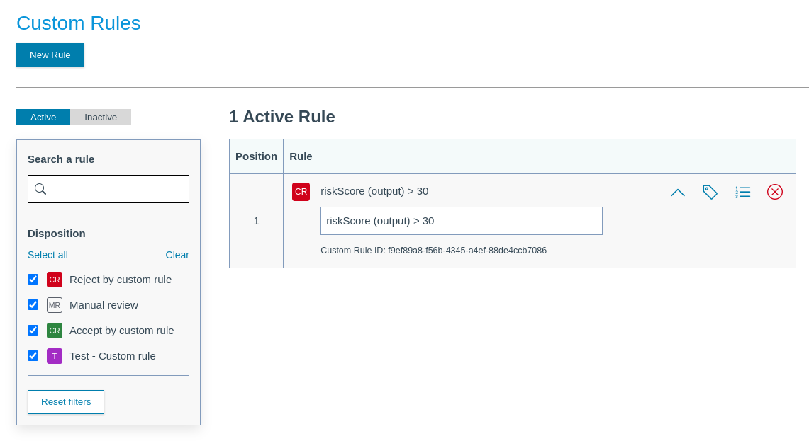 Maxmind Custom Rules